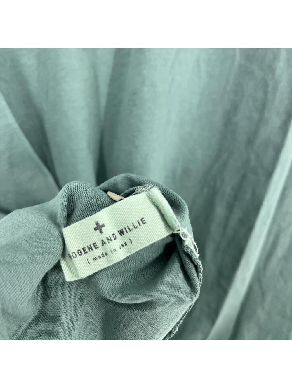 Imogene + Willie The Bolt Tee Size Medium Teal Blue Graphic T Shirt Crew Cotton - Picture 6 of 7